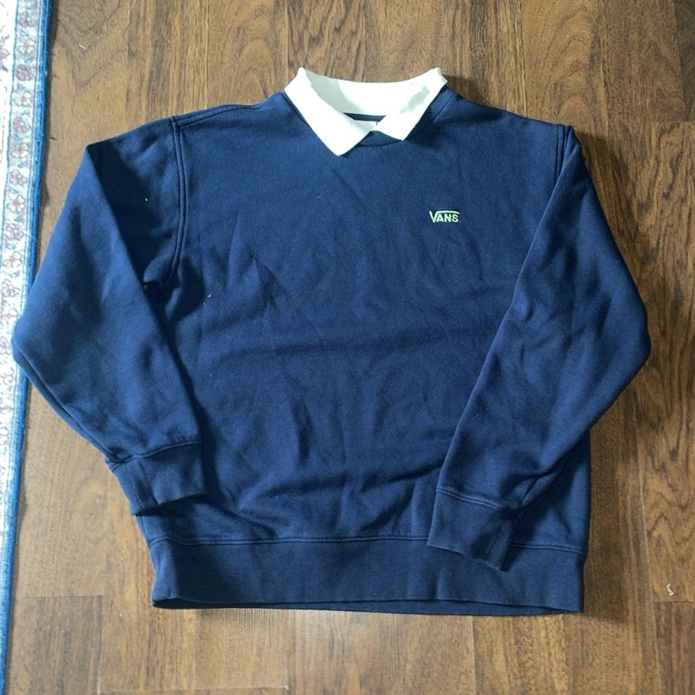 VANS WOMANS BRIGHTON POLO CREW LS MEDIUM - Picture 3 of 7